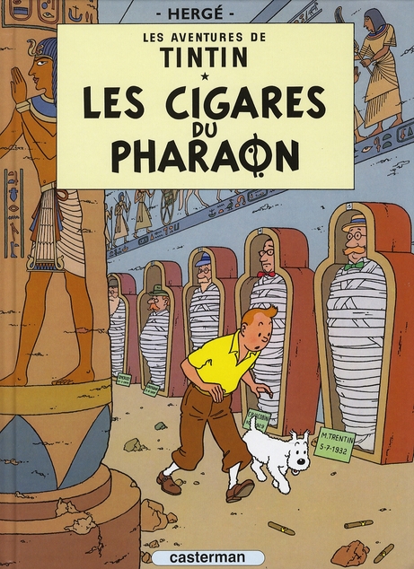 TINTIN - T04 - LES  CIGARES DU PHARAON