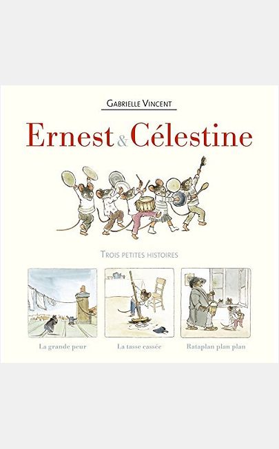 COFFRET ERNEST ET CELESTINE - TROIS PETITES HISTOIRES