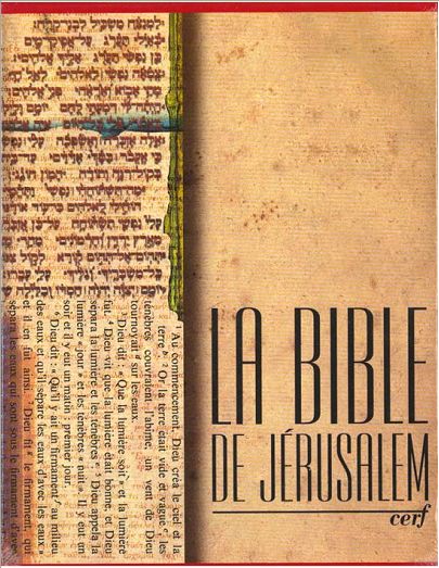 BIBLE DE JERUSALEM - TOILE ROUGE