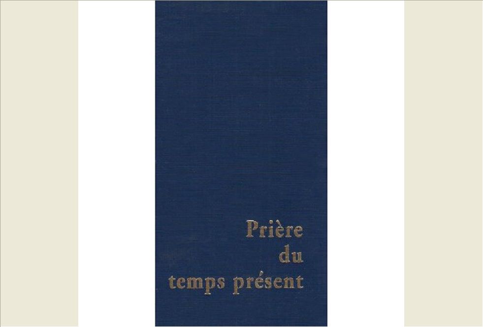 PRIERES DU TEMPS PRESENT GRAND FORMAT BLEU  NED