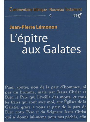L'EPITRE AUX GALATES