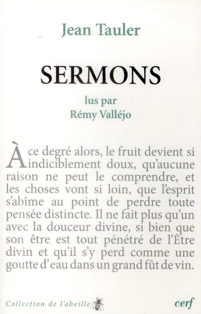 JEAN TAULER - SERMONS