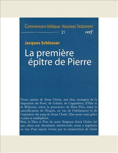 LA PREMIERE EPITRE DE PIERRE