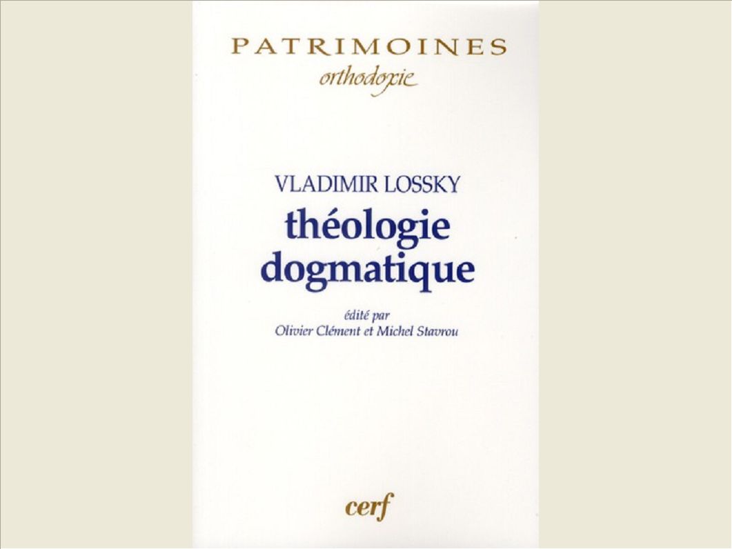 THEOLOGIE DOGMATIQUE