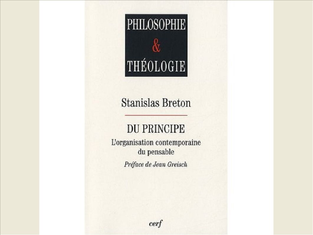 DU PRINCIPE