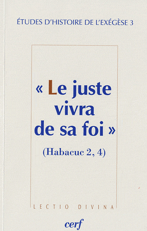 LE JUSTE VIVRA DE SA FOI