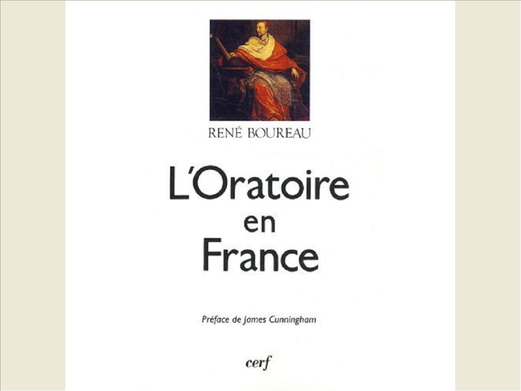 L'ORATOIRE EN FRANCE