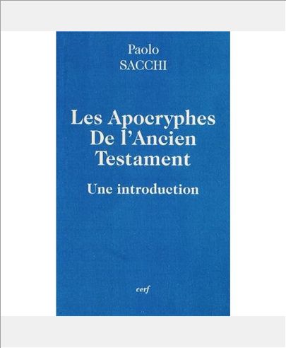 LES APOCRYPHES DE L'ANCIEN TESTAMENT