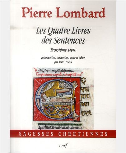 QUATRE LIVRES DES SENTENCES TROISIEME LIVRE