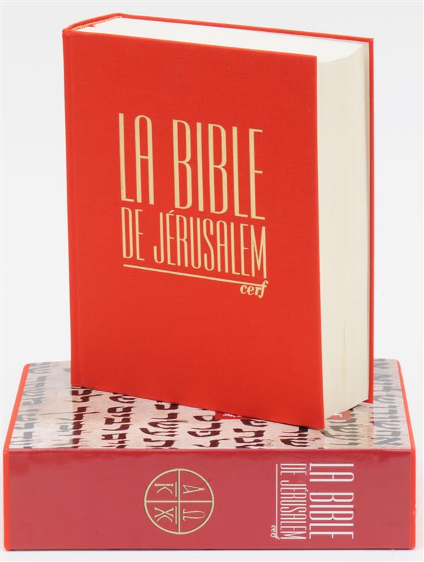 LA BIBLE DE JERUSALEM - MAJOR TOILE ROUGE