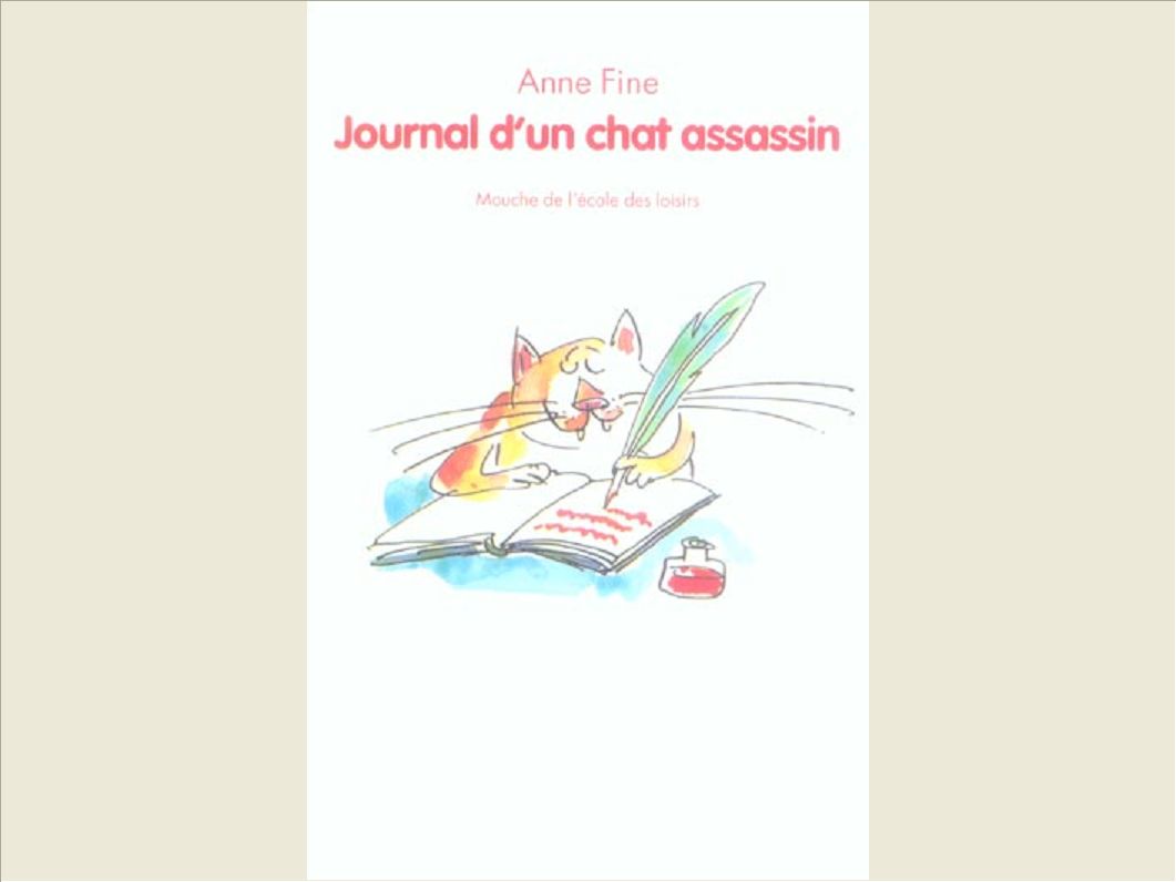 JOURNAL D'UN CHAT ASSASSIN