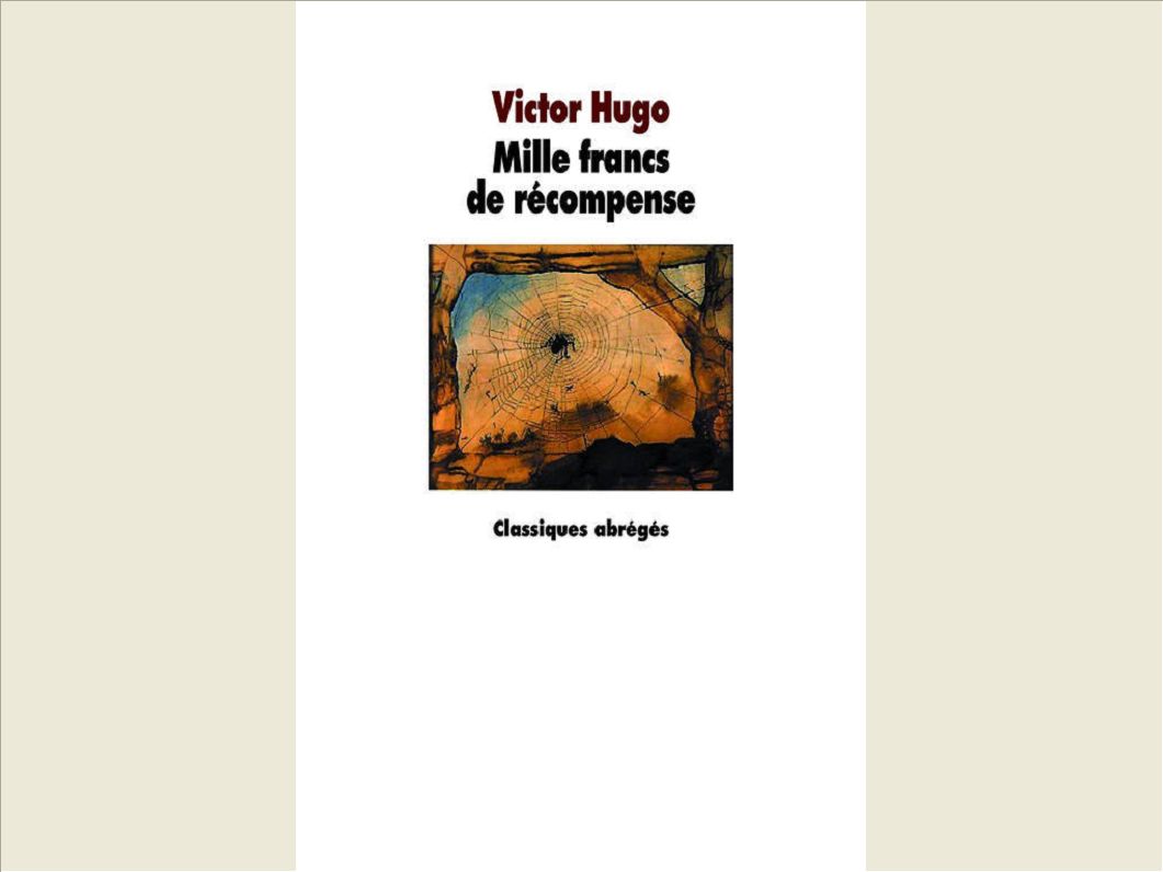 MILLE FRANCS DE RECOMPENSE