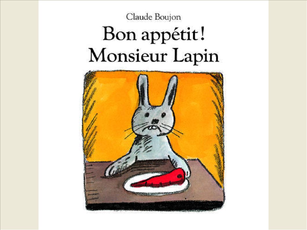 BON APPETIT MONSIEUR LAPIN (TOUT CARTON)
