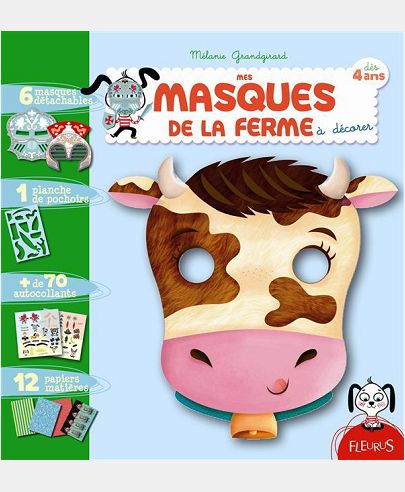 MASQUES DE PAPILLONS ET ANIMAUX DE LA FERME