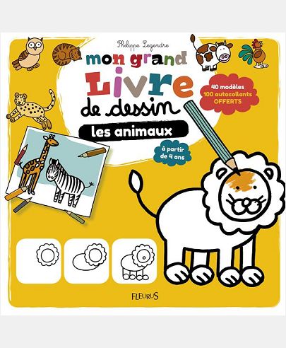 MON GRAND LIVRE DE DESSIN - LES ANIMAUX