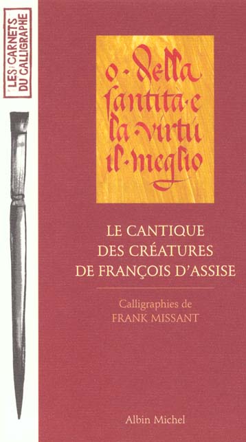 LE CANTIQUE DES CREATURES DE FRANCOIS D'ASSISE