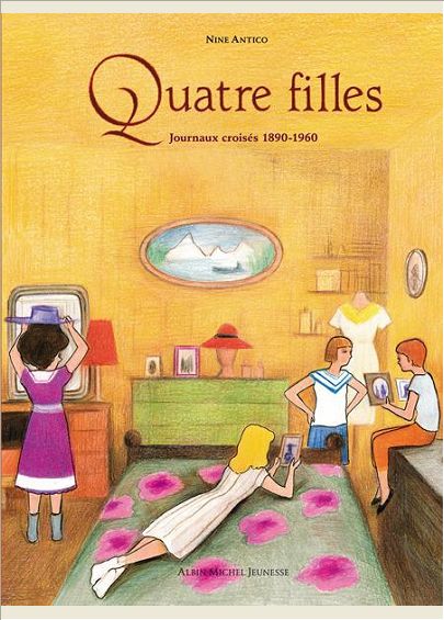 QUATRE FILLES - JOURNAUX CROISES 1890-1960