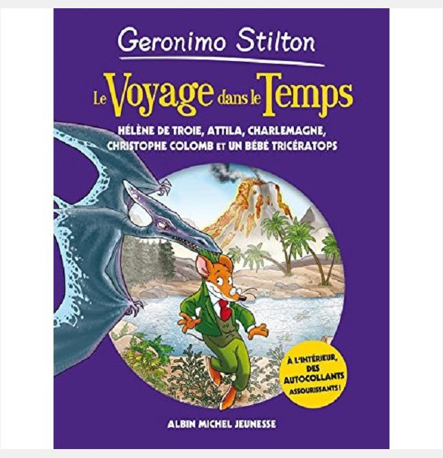 LE VOYAGE DANS LE TEMPS - TOME 6 - HELENE DE TROIE - ATTILA - CHARLEMAGNE - CHRISTOPHE COLOMB ET UN