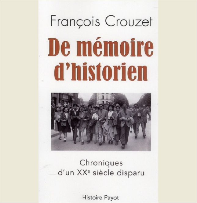 DE MEMOIRE D'HISTORIEN