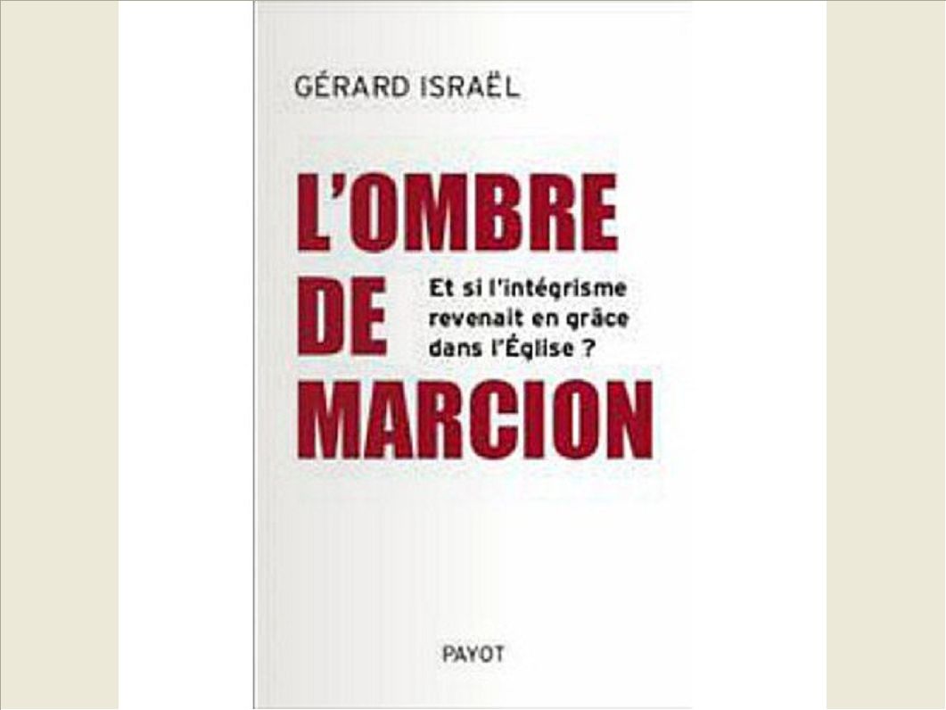 L'OMBRE DE MARCION