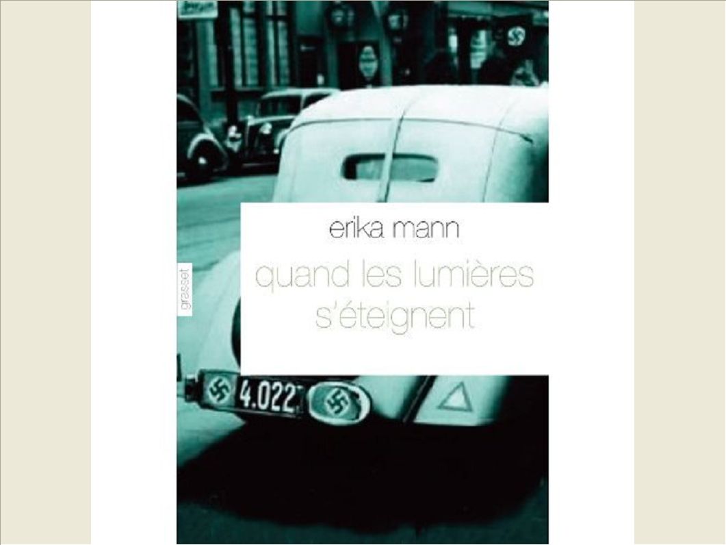 QUAND LES LUMIERES S'ETEIGNENT