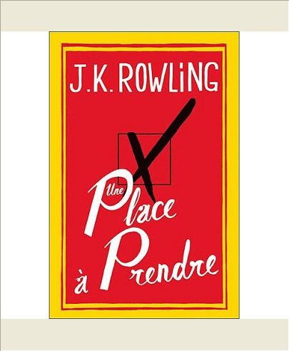 UNE PLACE A PRENDRE - ROMAN