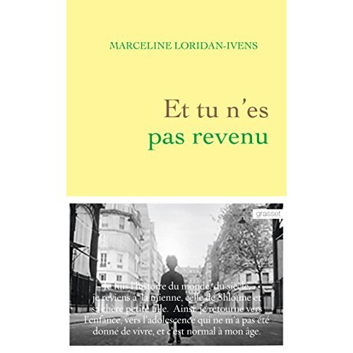 ET TU N'ES PAS REVENU PRIX LECTRICE ELLE