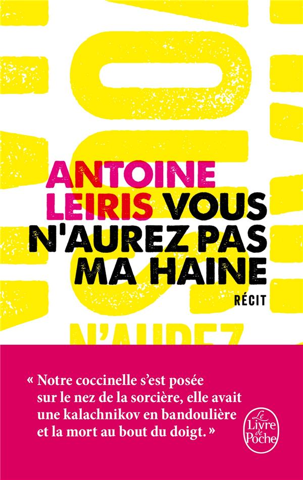 VOUS N'AUREZ PAS MA HAINE