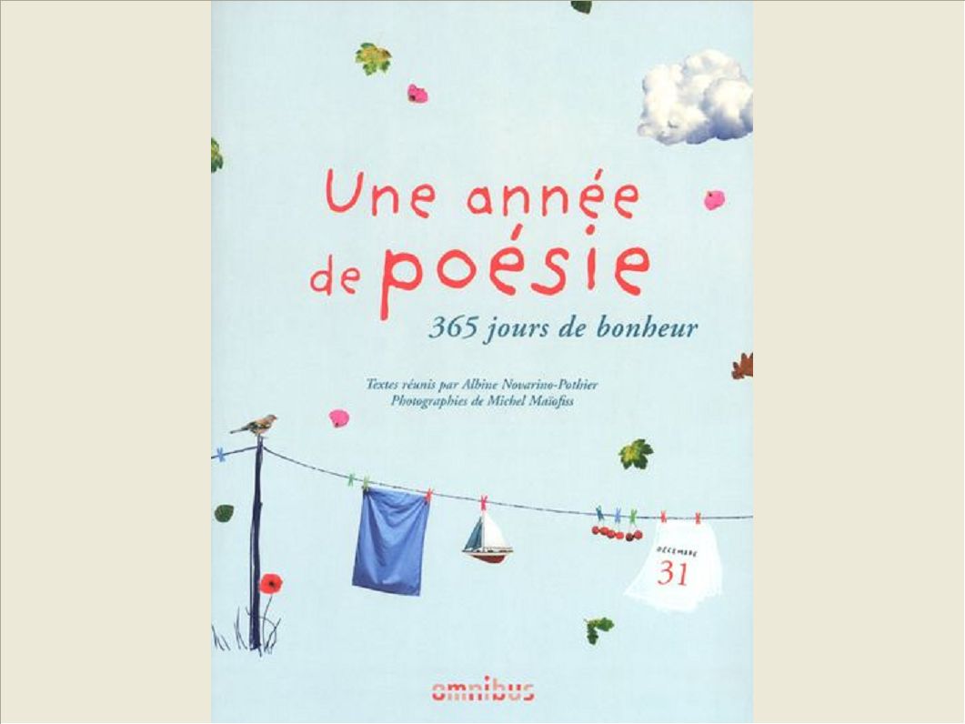 UNE ANNEE DE POESIE