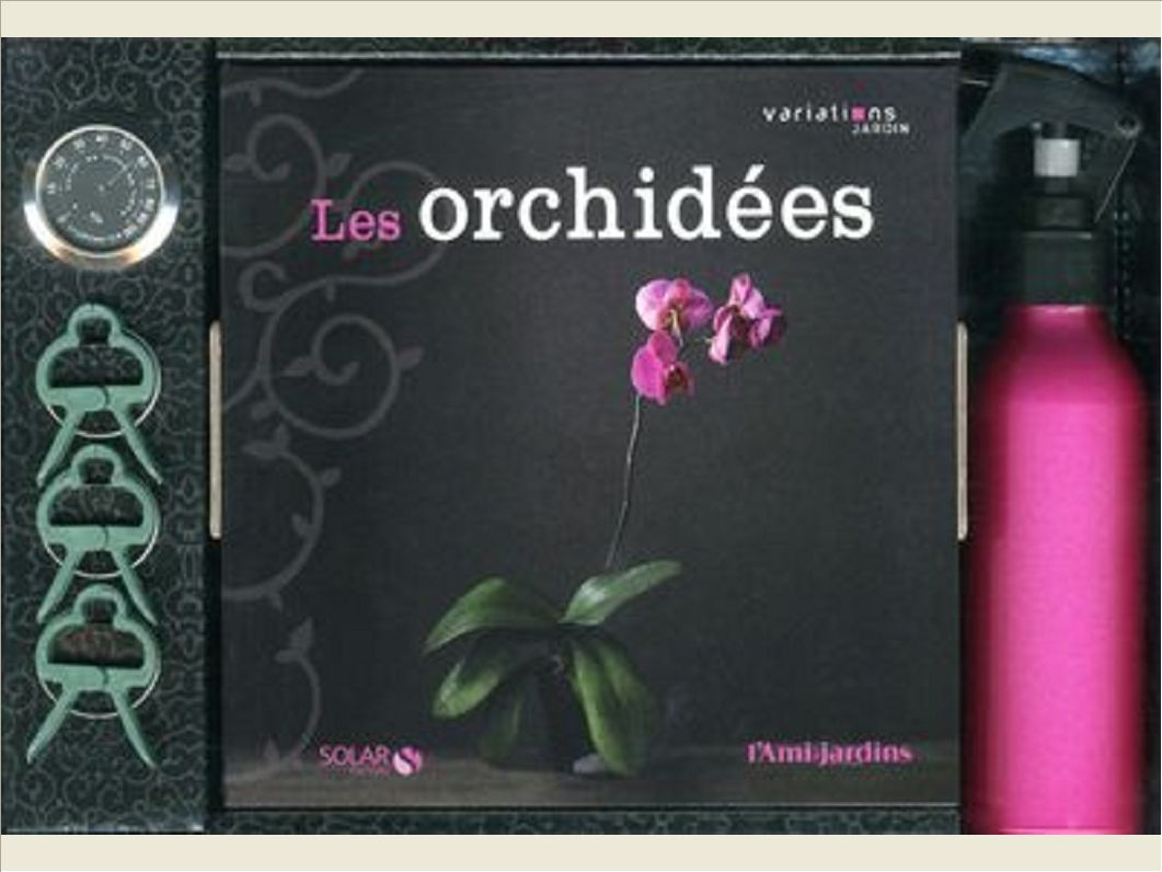 LES ORCHIDEES - LE COFFRET