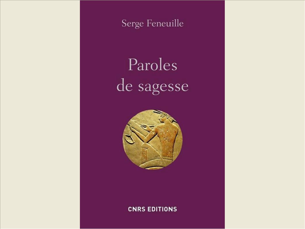 PAROLES DE SAGESSE