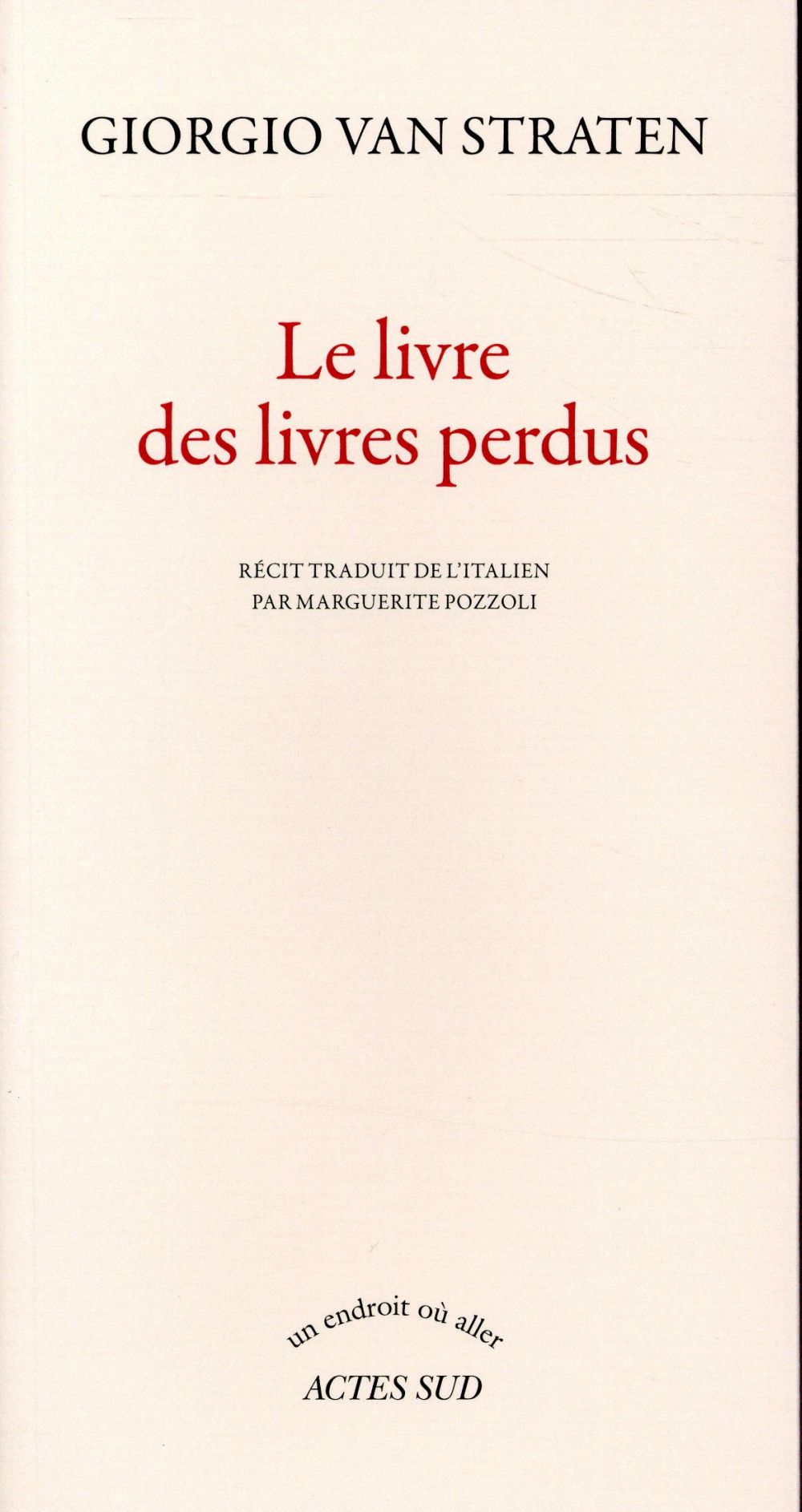 LE LIVRE DES LIVRES PERDUS