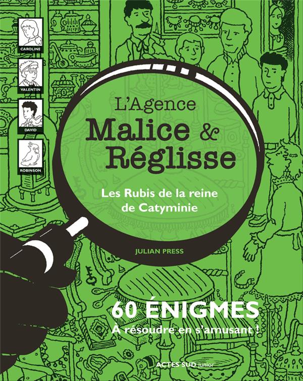 LES RUBIS DE LA REINE DE CATYMINIE - 60 ENIGMES A RESOUDRE EN S'AMUSANT