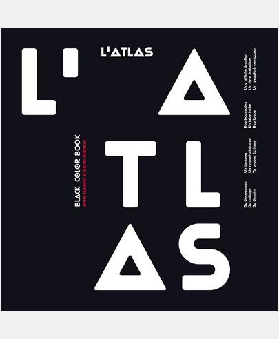 BLACK COLOR BOOK AVEC L'ATLAS