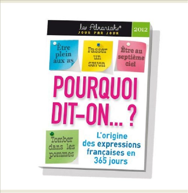ALMANIAK POURQUOI DIT-ON ? 2012