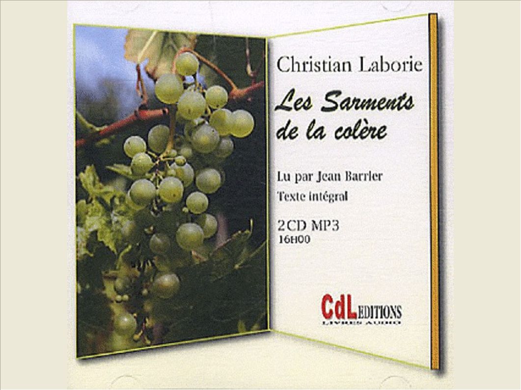 LES SARMENTS DE LA COLERE MP3 2 CD