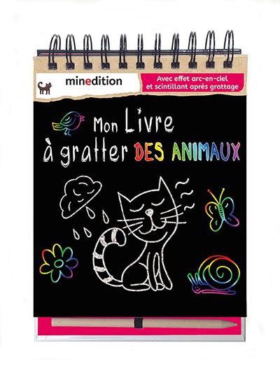 MON LIVRE A GRATTER DES ANIMAUX