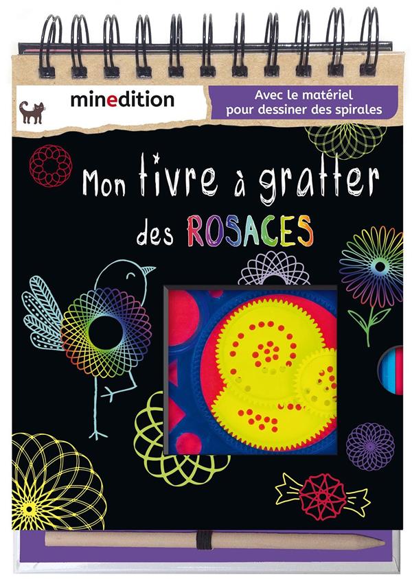 MON LIVRE A GRATTER  ROSACES
