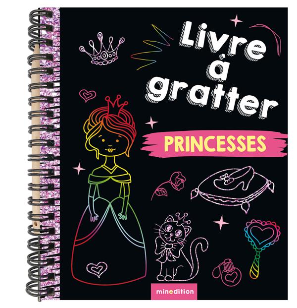 LIVRE A GRATTER PRINCESSES (MINI-LIVRE)