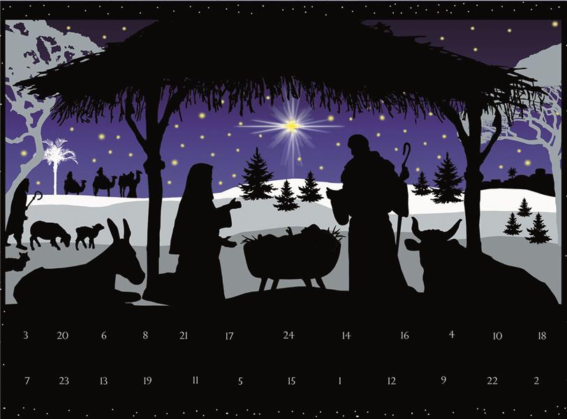CALENDRIER DE L'AVENT - OMBRES ET LUMIERE DE NOEL -