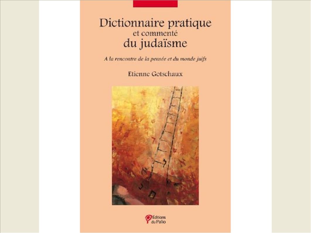 DICTIONNAIRE PRATIQUE ET COMMENTE DU JUDAISME - A LA RENCONTRE DE LA PENSEE ET DU MONDE JUIFS