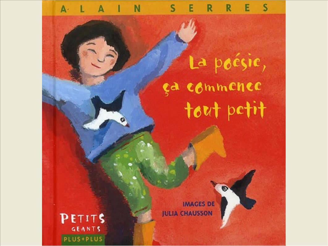 LA POESIE, CA COMMENCE TOUT PETIT