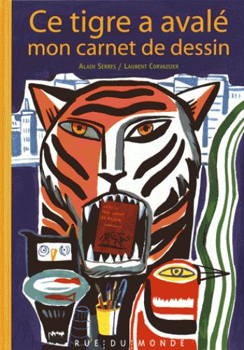 CE TIGRE A AVALE MON CARNET DE DESSIN