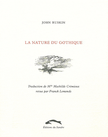 LA NATURE DU GOTHIQUE
