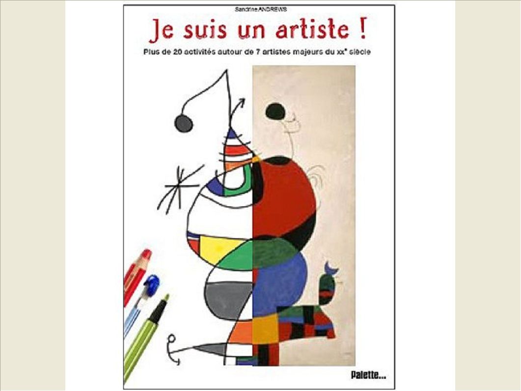 JE SUIS UN ARTISTE !