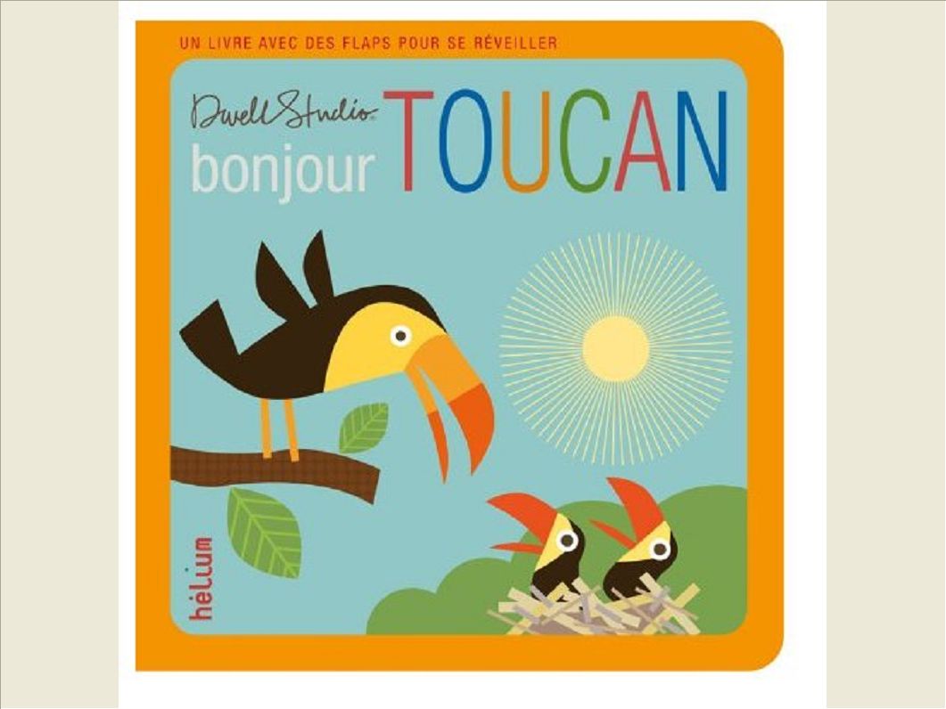 BONJOUR TOUCAN - UN LIVRE AVEC DES FLAPS POUR SE REVEILLER