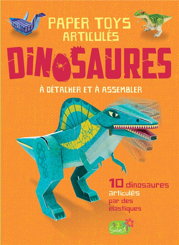MOVING PAPER TOY DINOS
