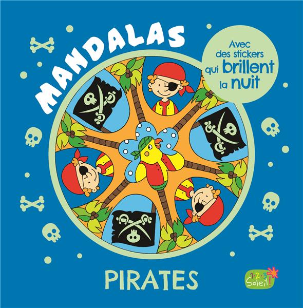 PIRATES (COLL. CARNET MANDALAS AVEC DES STICKERS PHOSPHORESCENTS)