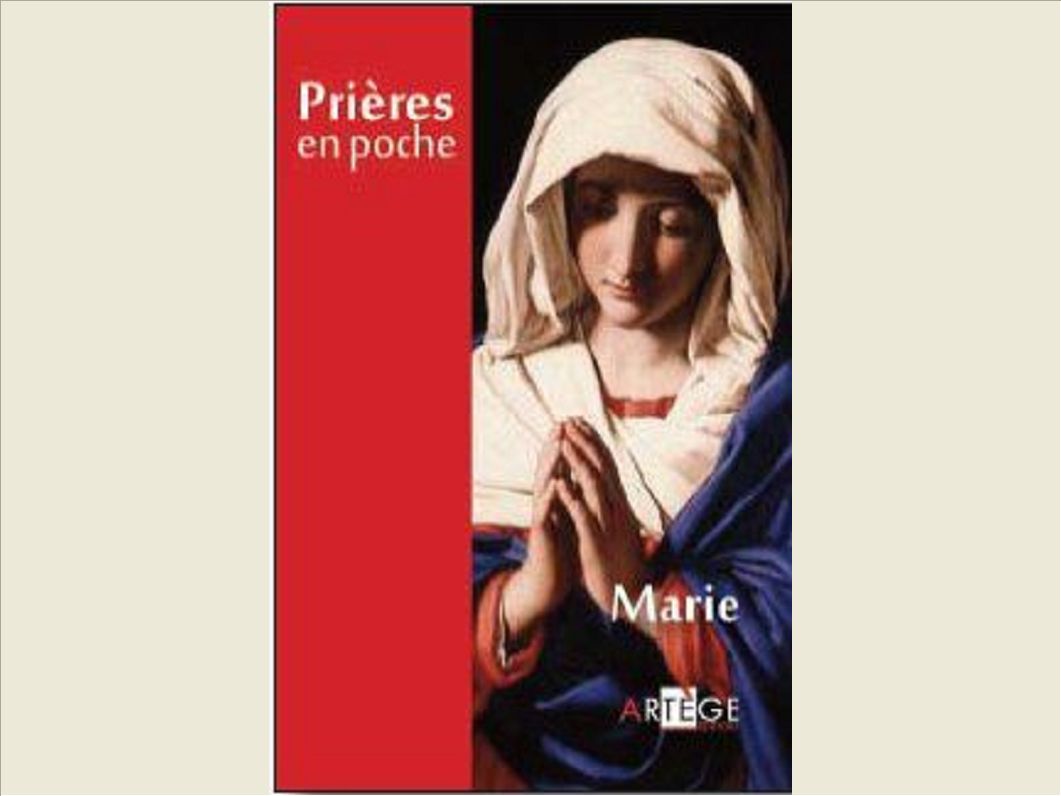 PRIERES EN POCHE - MARIE