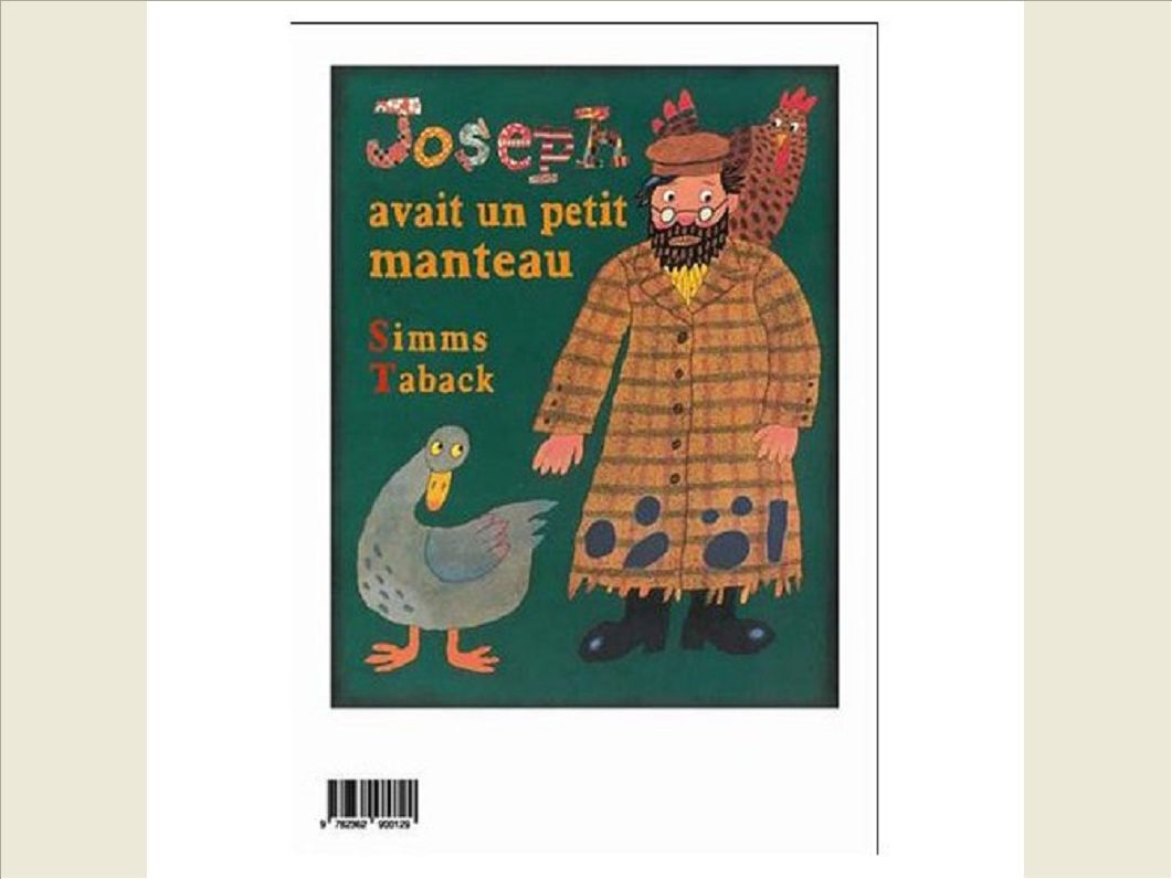 JOSEPH AVAIT UN PETIT MANTEAU